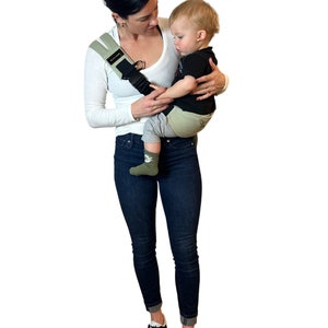 Baby/Toddler Hip Sling Carrier Grey image 4