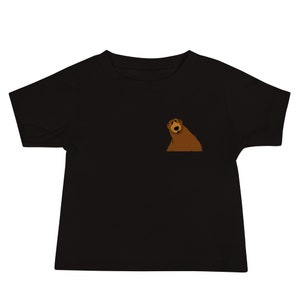 BEER van Bear in the big blue house Disney Jim Henson 90's Unisex pigmentgeverfd Baby Jersey T-shirt met korte mouwen Actief