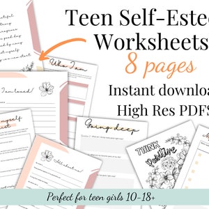 Teen self esteem worksheets therapy worksheets self esteem printable for teenagers school psychologist therapy tools resilience worksheet
