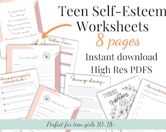 Teen self esteem worksheets therapy worksheets self esteem printable for teenagers school psychologist therapy tools resilience worksheet