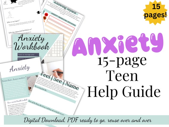 Anxiety Workbook for Teens: Mental Health Guide (PDF)