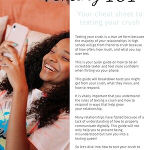 Teen Dating Workbook: First Relationships Guide (37 Page PDF) image 5