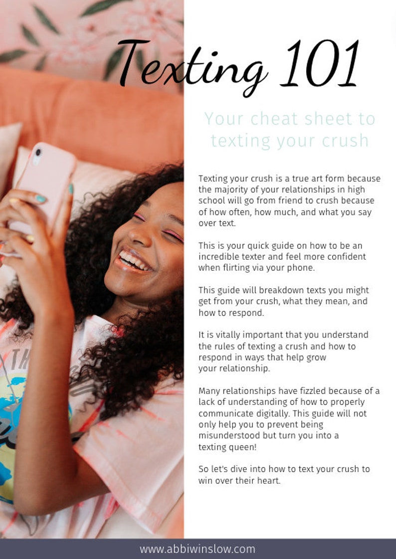 Teen Dating Workbook: First Relationships Guide (37 Page PDF) image 5
