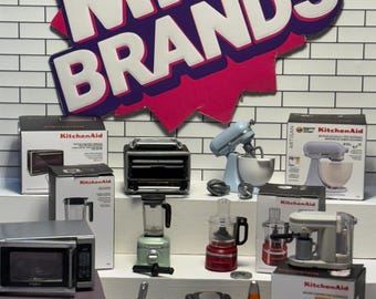 Miniブランドホームミニチュアキッチン家電