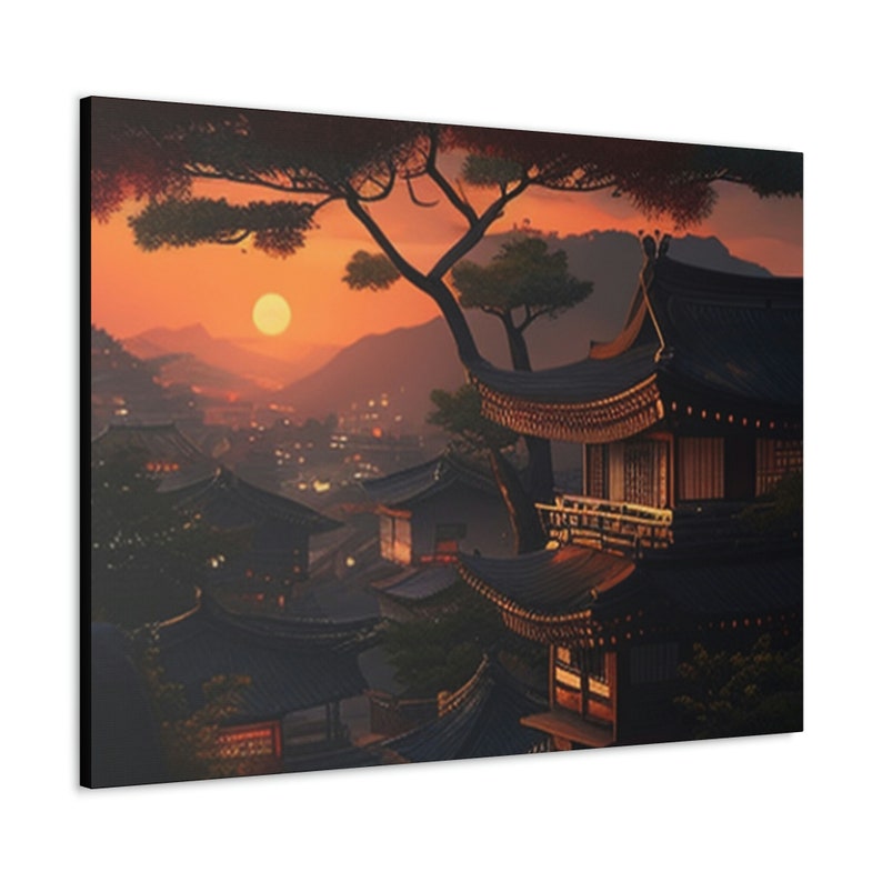 Japanese Oil Painting Japanese Art Japanese American Etsy