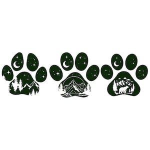 Wildnis Pfoten SVG