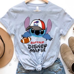 Disney, Shirts, Disney Junk Food Nfl Mickey Mouse Quarterback Buffalo  Bills Tshirt Size Xl