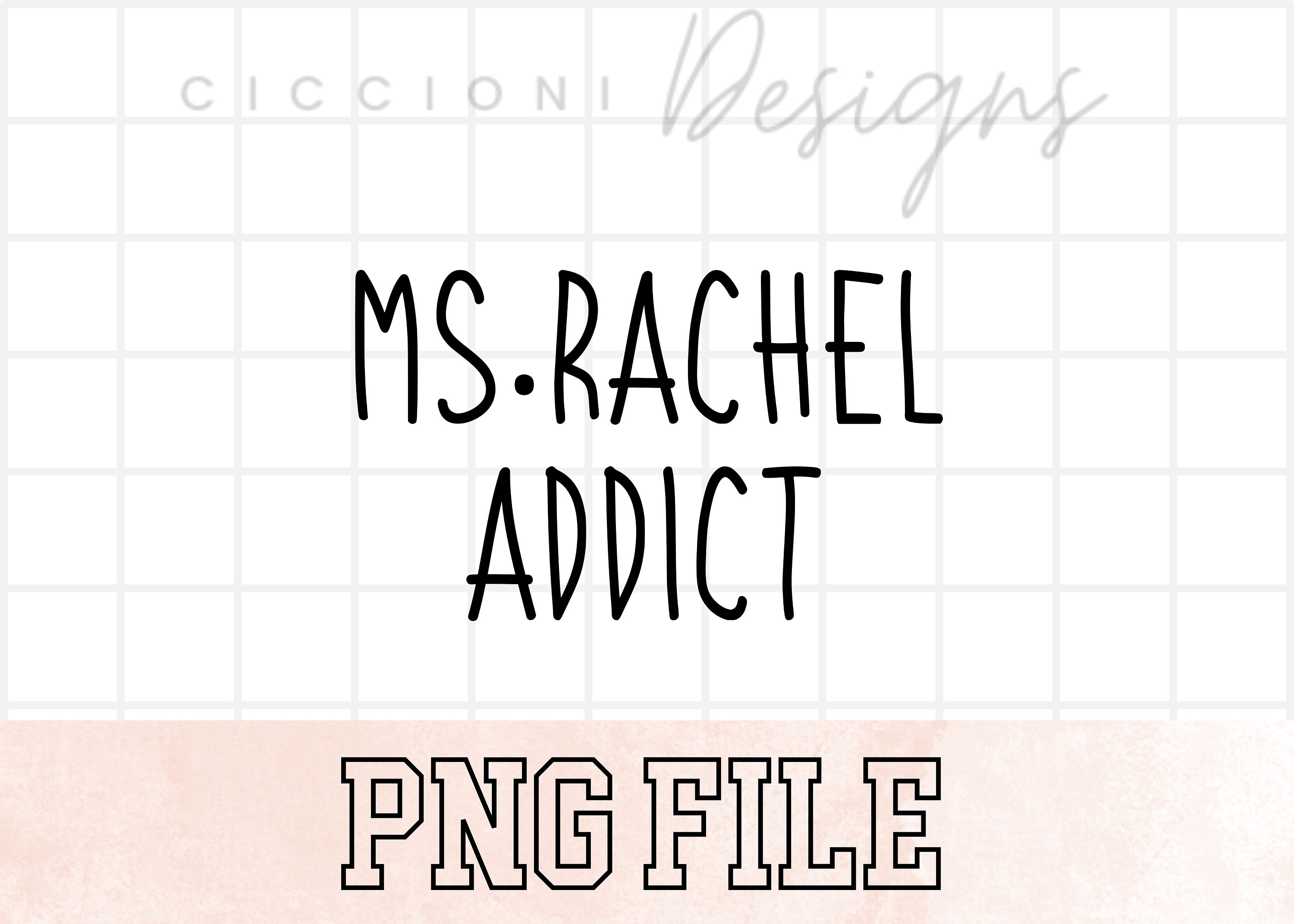 I Love Ms.rachel, Ms.rachel Addict PNG, Ms.rachel, Ms.rachel PNG File ...
