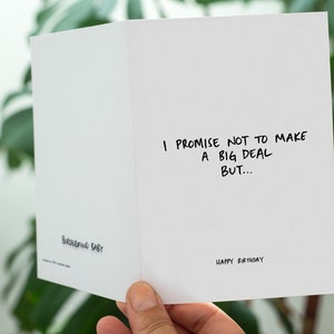 The Birthday Card for People who Hate their Birthday | Happy Birthday Card | Handwritten Art | Australian Artist