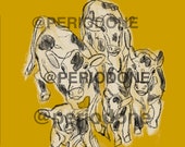 Cow Art Farmhouse Fab Modern Farmhouse Print Downhome Art Cow Print Only