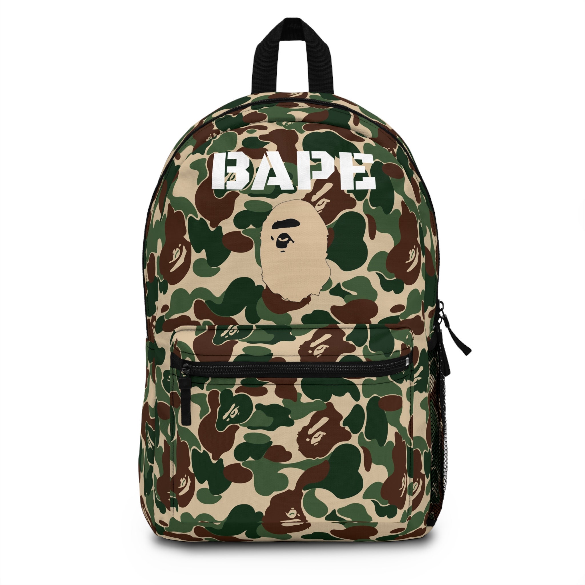 BAPE backpack red camo bag NIGO A Bathing Ape