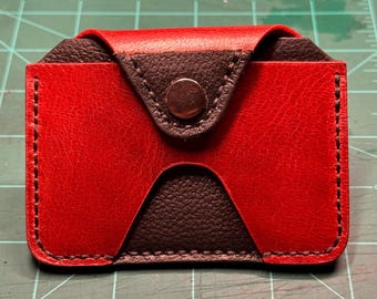 Portafoglio Bifold In Pelle Di Bufalo SEDONA, 16 Slot Per Carte E 2 Finestre - Marrone Fatto A Mano