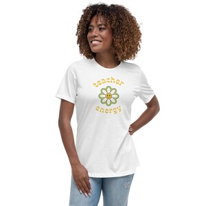 Teacher Energy T-Shirt, Teacher Tee, Teacher Apparel, Teacher Clothes, Teacher Shirt, Trendy Vintage Teacher Tee