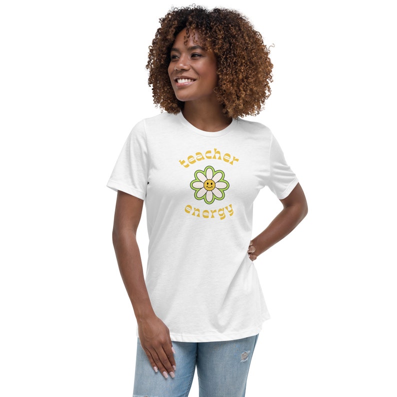 Teacher Energy T-Shirt, Teacher Tee, Teacher Apparel, Teacher Clothes, Teacher Shirt, Trendy Vintage Teacher Tee