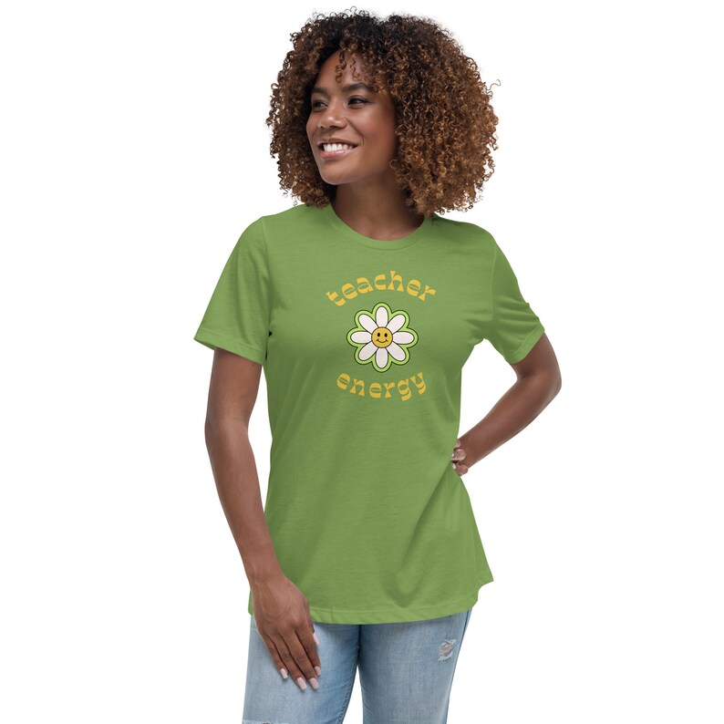 Teacher Energy T-Shirt, Teacher Tee, Teacher Apparel, Teacher Clothes, Teacher Shirt, Trendy Vintage Teacher Tee