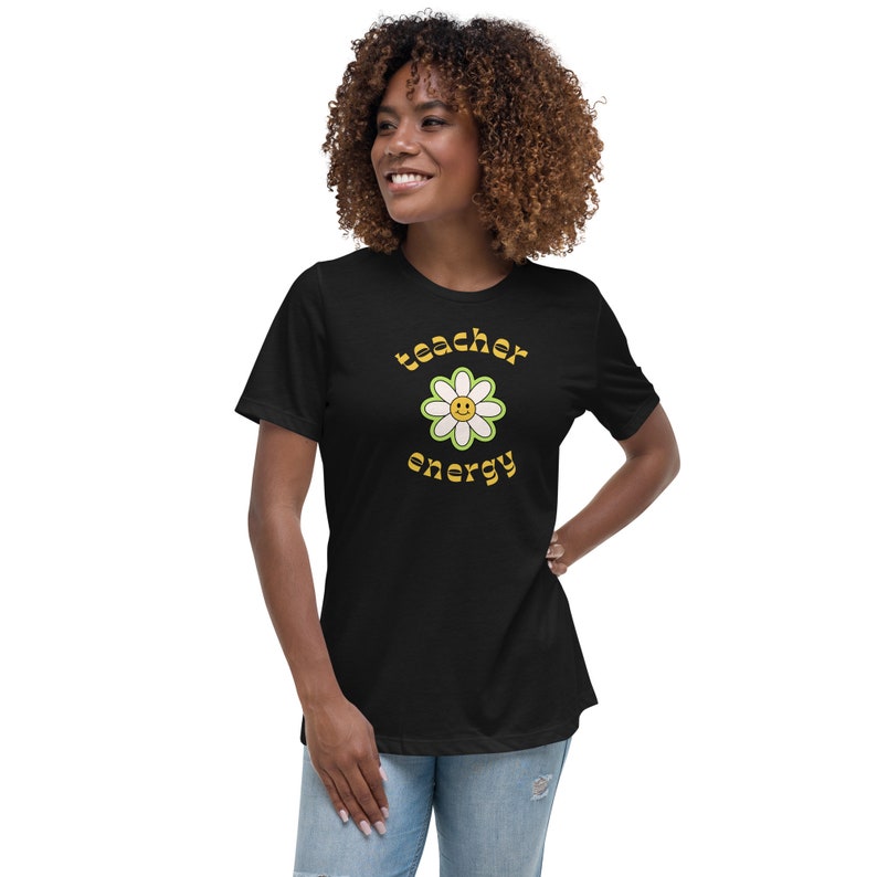 Teacher Energy T-Shirt, Teacher Tee, Teacher Apparel, Teacher Clothes, Teacher Shirt, Trendy Vintage Teacher Tee