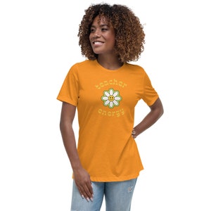 Teacher Energy T-Shirt, Teacher Tee, Teacher Apparel, Teacher Clothes, Teacher Shirt, Trendy Vintage Teacher Tee
