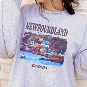 Newfoundland Sweatshirt Newfie Sweatshirt Newfoundland and Labrador Souvenir Yes B&#39;y Sweatshirt for Newfie Gift Atlantic Canada Shirt