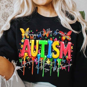 Autism Awareness PNG, ,Inspirational Autism Sublimation Autism Support PNG, Creative Autism Awareness, Positive Autism Png Digital Download
