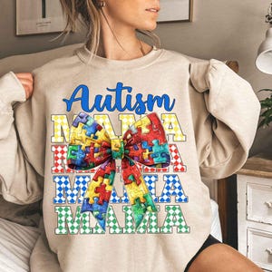 Autism Awareness Coquette Png, Retro Autism Mama PNG, Autism Bow PNG, Autism Advocate Png, Special Education, Neurodiversity Png