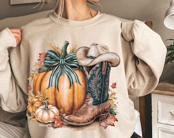 Howdy Pumpkin png, Western Herbst png, Herbst png, Herbst Coquette Bow PNG, Herbst Vibes png, Western png, Country Herbst png, Cowgirl png, png design