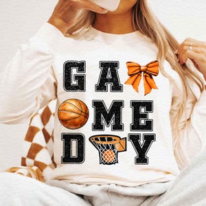 Basketball Png, Basketball Game Day Png, Basketball Mama Png, Basketball Mom Png Sublimation, Coquette Basketball Png Shirt Design, Game Day