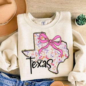 Zustand PNG Floral Coquette Texas PNG Trendy Girly Shirt Design Coquette Bow Zustand Shirt Design