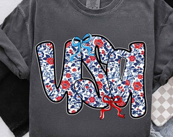 Floral Coquette USA Png, Retro America Png, 4th Of July PNG, 4th Of July Sublimation Design, popular America Png, Patriotic Png, Girly png