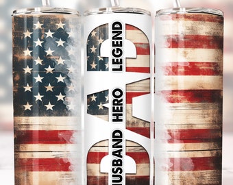 Dad 20oz Skinny Tumbler Wrap, Sublimation Design, Digital Download PNG ...