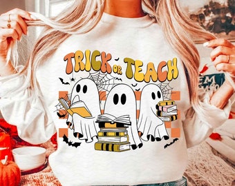 Nauczyciel Halloween Png, Sztuczka lub Naucz Png, Nauczyciel Halloween Png, Śmieszny Nauczyciel Png, Duch Nauczyciela Dynia Png, Upiorny Nauczyciel Sublimacja