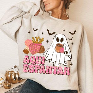 Aqui Espantan Png, Mexicain Halloween Png, Espagnol Halloween Png, Halloween Png, Latina Spooky, Spooky Conchas Png, Regalos Es Espanol
