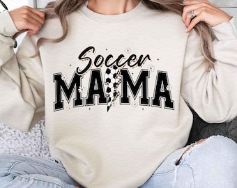 Soccer Varsity Png, Sublimación Lightning Soccer Png, Fútbol Png, Diseño de camisa Png de fútbol retro, Soccer Mama Png Descargar