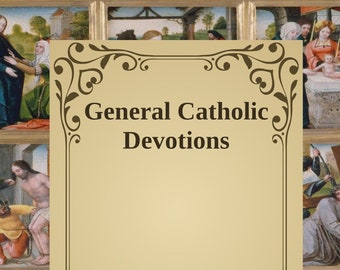 General Catholic Devotions PDF |  Catholic Prayers | Printable Instant Download | Vintage Books