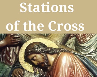 Guide for Stations of the Cross - PDF |  Catholic Prayers | Printable Instant Download | Vintage Books