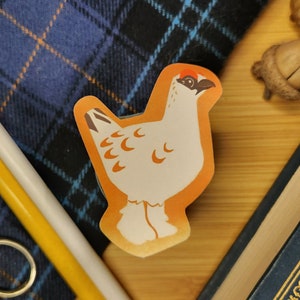Ptarmigan Snow Grouse Waterproof Vinyl Sticker