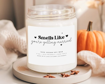 Smells Like You're Going Married Soy Wax Candle, Bridal Shower Candles, Future Mrs Gift, Engagement Candle, Best Friend Candle, Wedding Gift