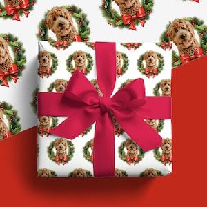 Custom Wrapping Paper Using Pet Photo: Christmas Gift Paper, Birthday Wrapping Paper (GW-34)