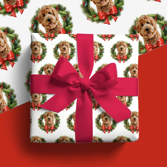 Custom Wrapping Paper Using Pet Photo: Christmas Gift Paper, Birthday Wrapping Paper (GW-34)