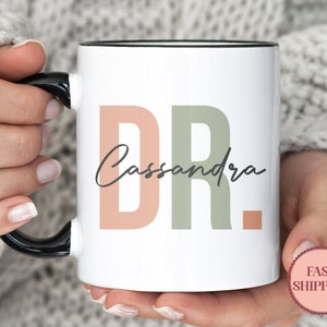 Custom Doctor Mug • Personalized Mug with Name • Gift Ideas for Doctor • Doctor Coffee Mug • Custom Doctor Graduation Gifts (MU-37ORANGE)