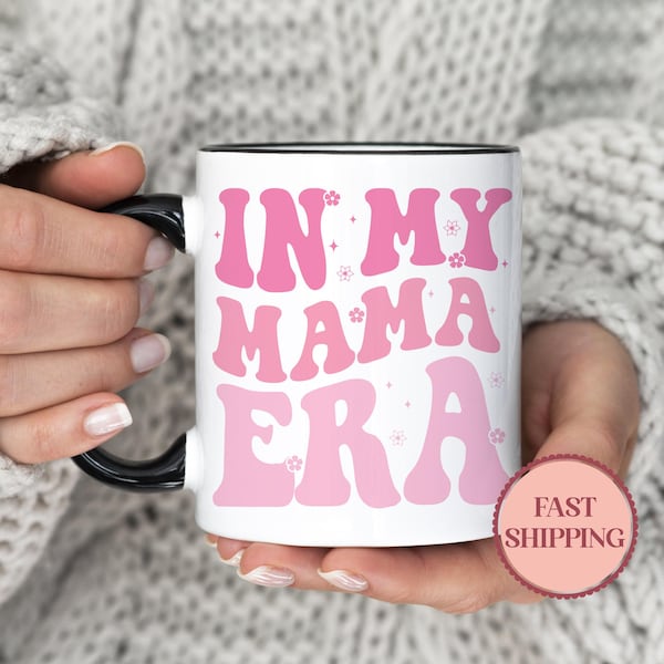 In My Mama Era-mok | Leuk retro-esthetisch cadeau voor moeders | Leuk cadeau-idee voor moederdag of verjaardag voor mama