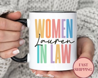 Tazza personalizzata per avvocatesse - Regalo personalizzato per lei, tazza da caffè colorata, perfetta per avvocatesse, regalo di laurea
