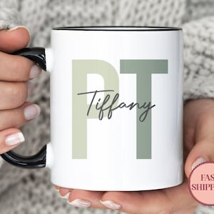 Benutzerdefinierte Physiotherapeut Tasse • Personalisierte Physiotherapie Tasse • PT-Therapie Geschenkideen • Abschlussgeschenk für Therapeut Studenten (MU-54PT)