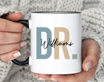 Personalized Doctor Mug, Custom Doctor Appreciation Mug, Best Doctor Gift, Occupation Mug, Thank You Gift for Physician, (MU-170 DR)