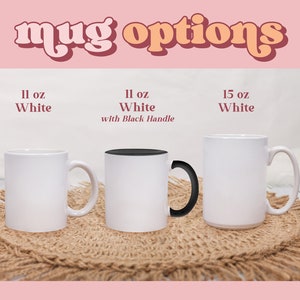 Auntie Uncle Est 2023 Mug Set New Aunt Uncle Mug Gift For New Aunt & Uncle Personalized Mugs Custom Pregnancy Reveal Mug MU-38 image 2