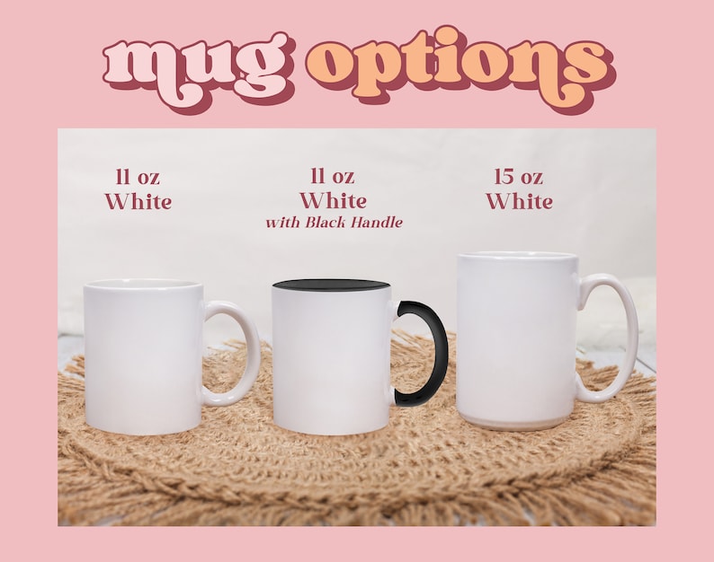 Auntie Uncle Est 2023 Mug Set New Aunt Uncle Mug Gift For New Aunt & Uncle Personalized Mugs Custom Pregnancy Reveal Mug MU-38 image 2