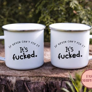 It&#39;s F*cked Custom Funny Mug, Gift for Dad, Father&#39;s Day Gift, Fixer of All Things, Handyman Mug, Dad Gift Mug, Coffee Lover Mug (EM-39 Fix)