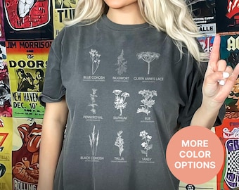 Subtle Pro Choice Shirt | Comfort Colors® Women&#39;s Rights Tee | My Body My Choice | Feminist Herb Graphic | Pro Choice Empowerment (AP-TRE6)