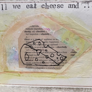 Petits messages escargots : des cartes postales envoyées en votre nom. des cartes de gentillesse et d'amour. fromage