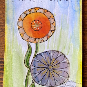 Petits messages escargots : des cartes postales envoyées en votre nom. des cartes de gentillesse et d'amour. superbes fleurs