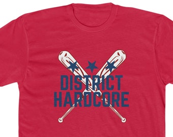 District Hardcore Nationals Tee – Washington DC Baseball Fan Shirt